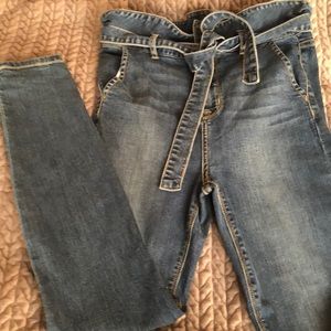 Paperbag waist jeans